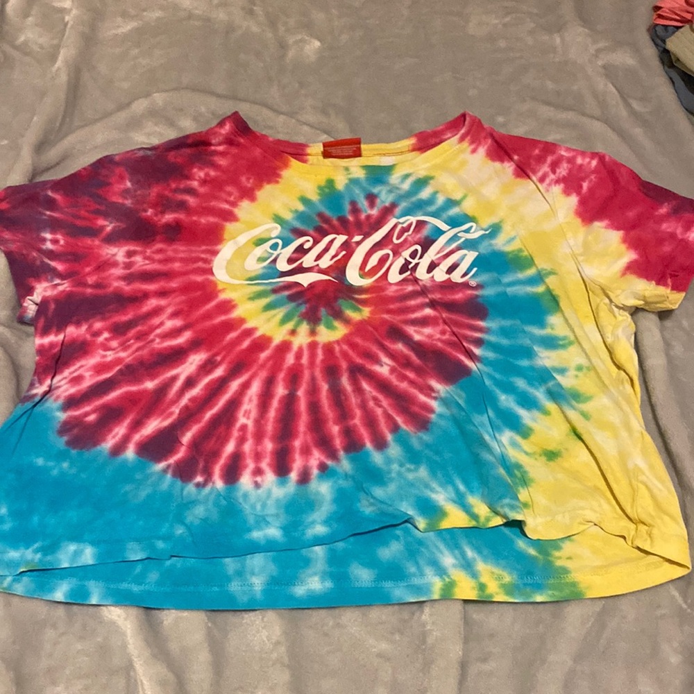Coca-Cola tie dye shirt
